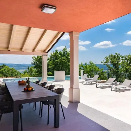 Luxury Rainis Hill Top With Pool In Groznjan Villa Oprtalj